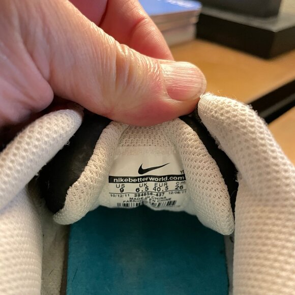 Nike Air Prestige III Sneakers Black Blue Yellow Womens Size 9 US 394656-437 - Picture 7 of 8